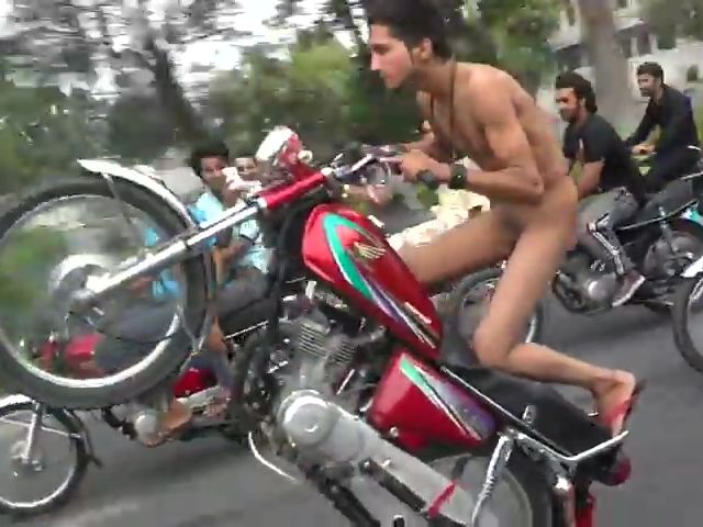 Pakistani on motorbike