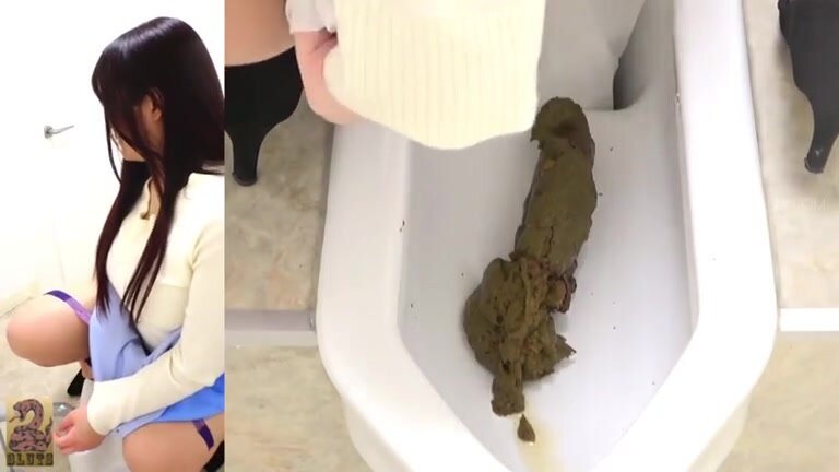 Japanese big poo clogging the toilet..