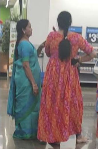 Indian pisses at Walmart