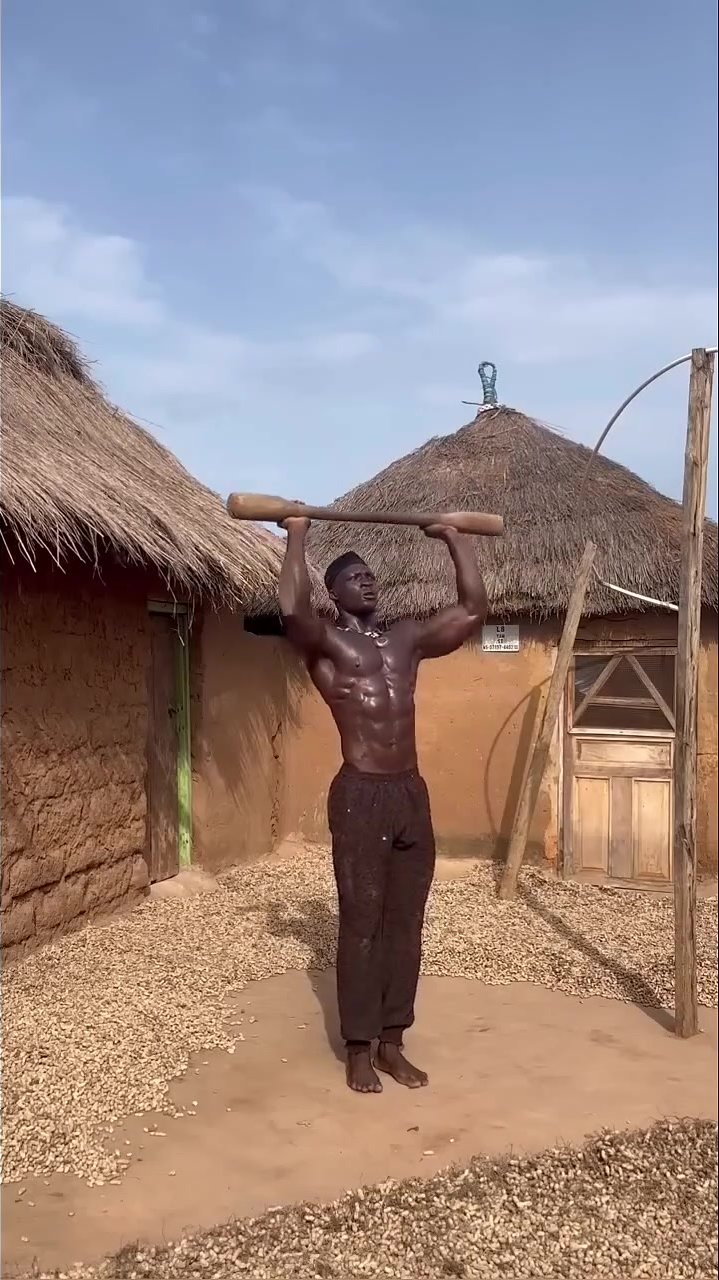 African black muscles village