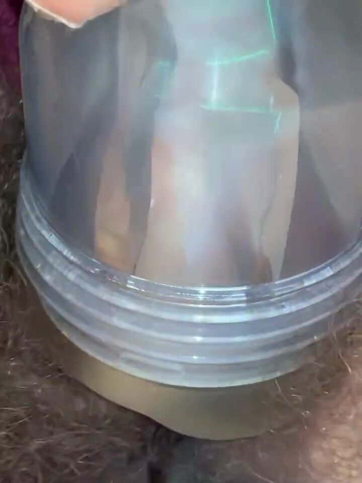 Frot in fleshlight after cumming together