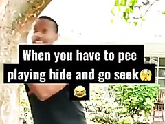 hide and seek pee skit
