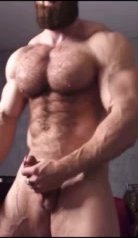 Muscle bear Naked alfezing