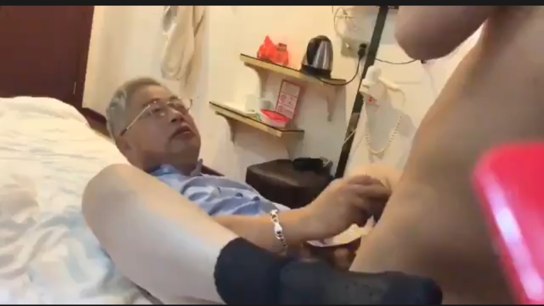 Black socks grandpa gets penetrated