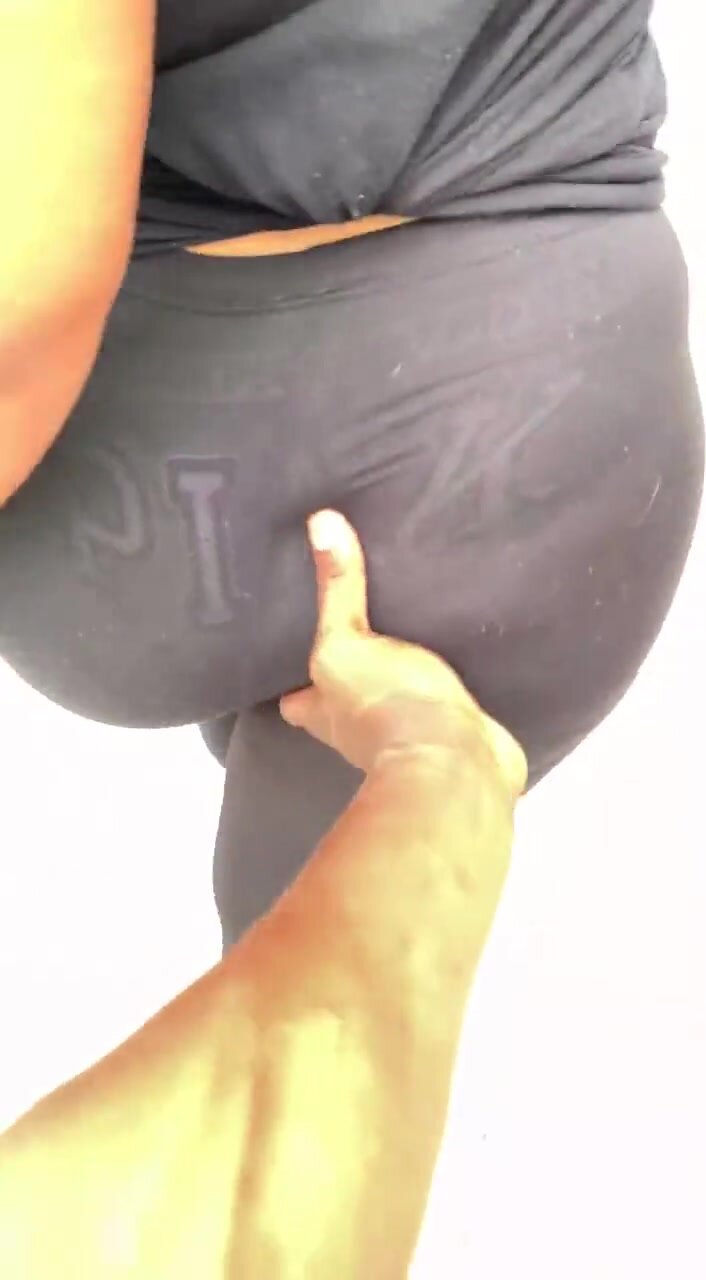 Sidewalk perv grabs a cute Ny Dominican's fat ass