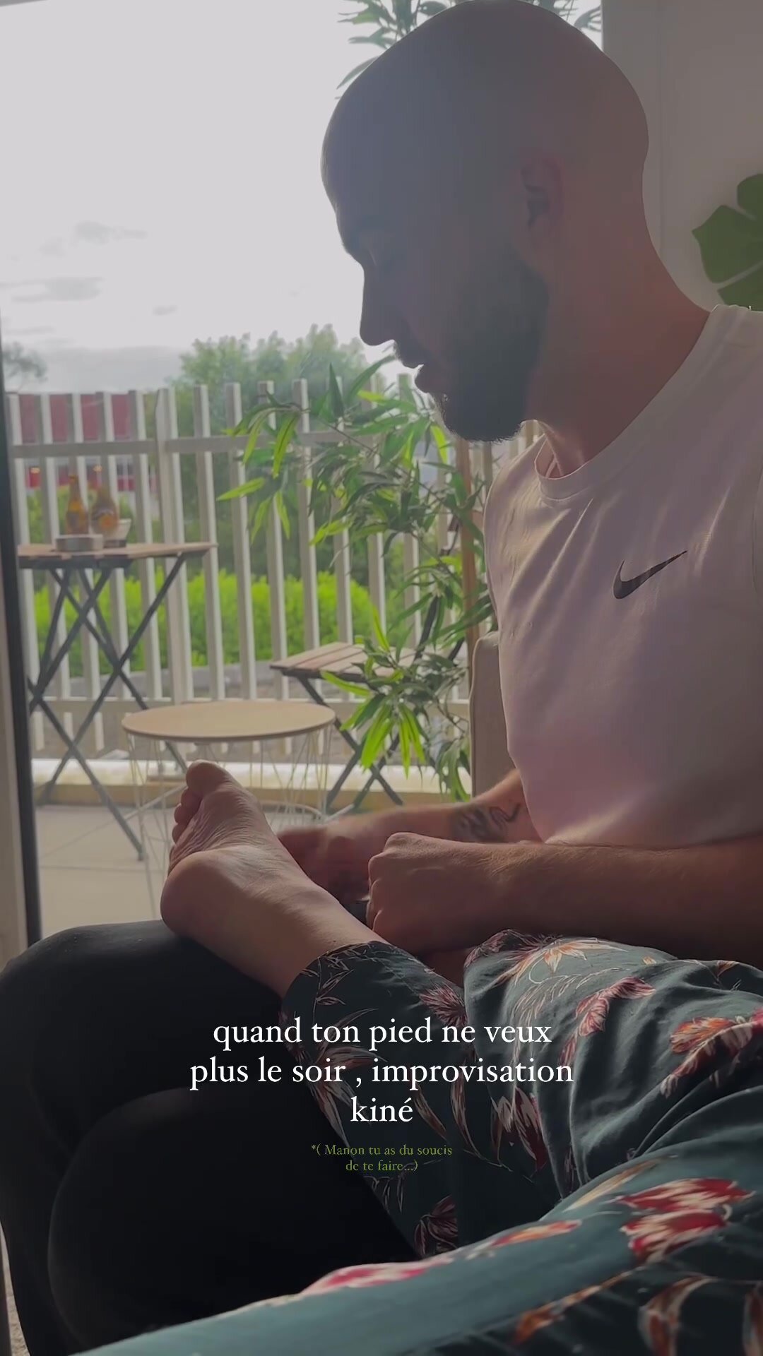 paraplegic foot massage