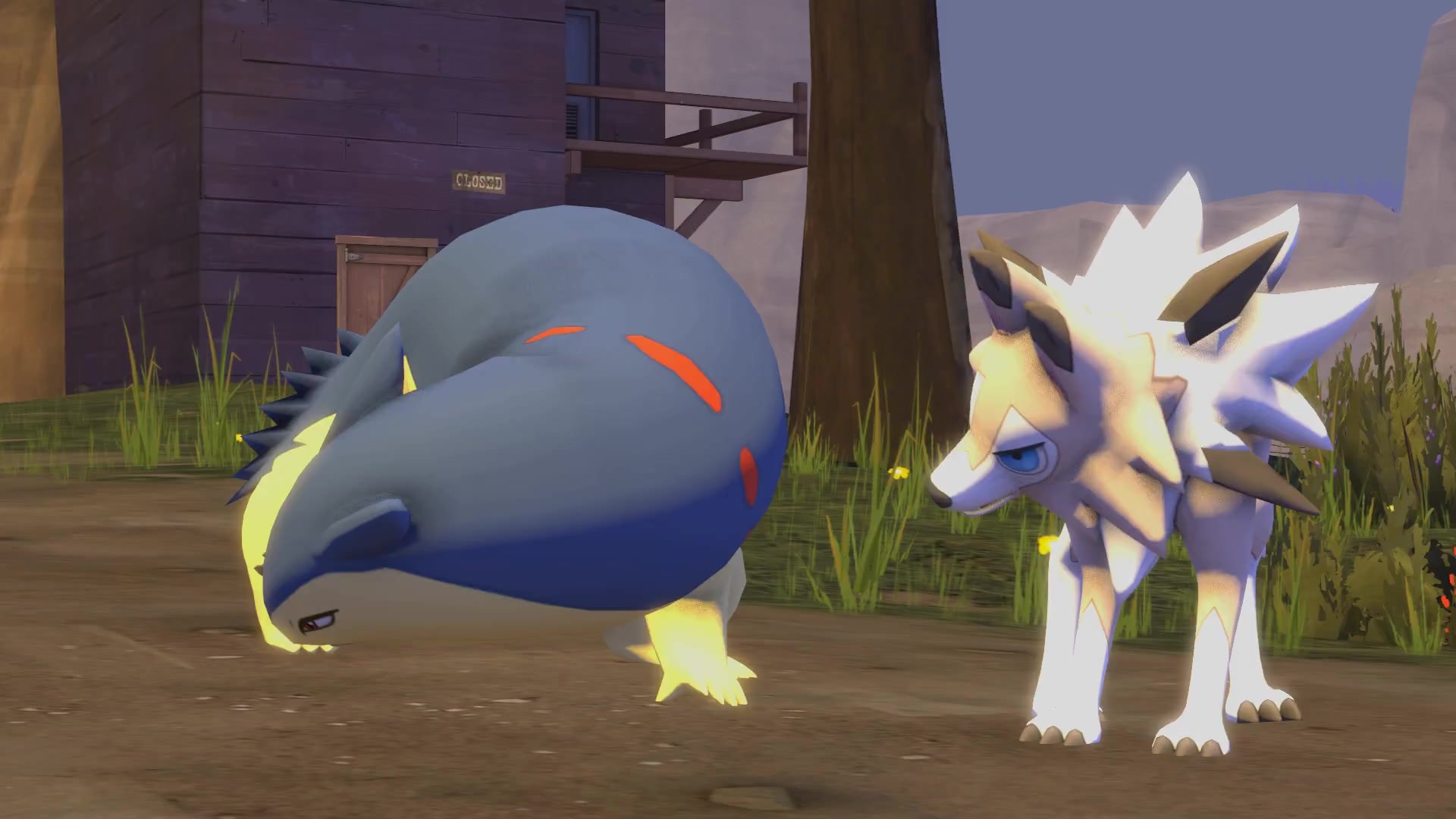 Typhlosion and Lycanroc's messy date