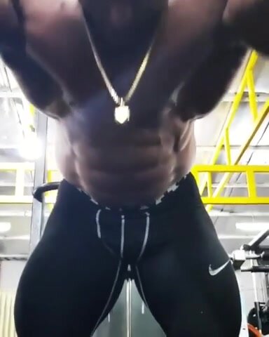Close up Abs muscles