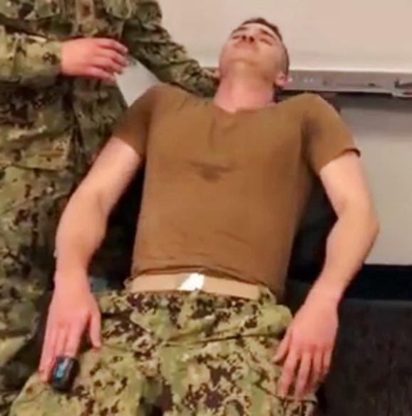 US Marine breath hold training