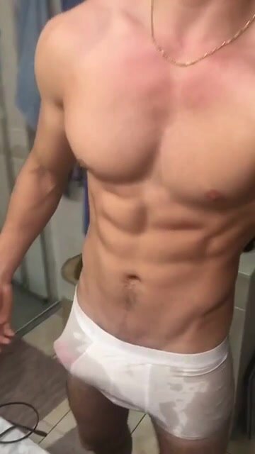 Soccer Stud grabbing dick