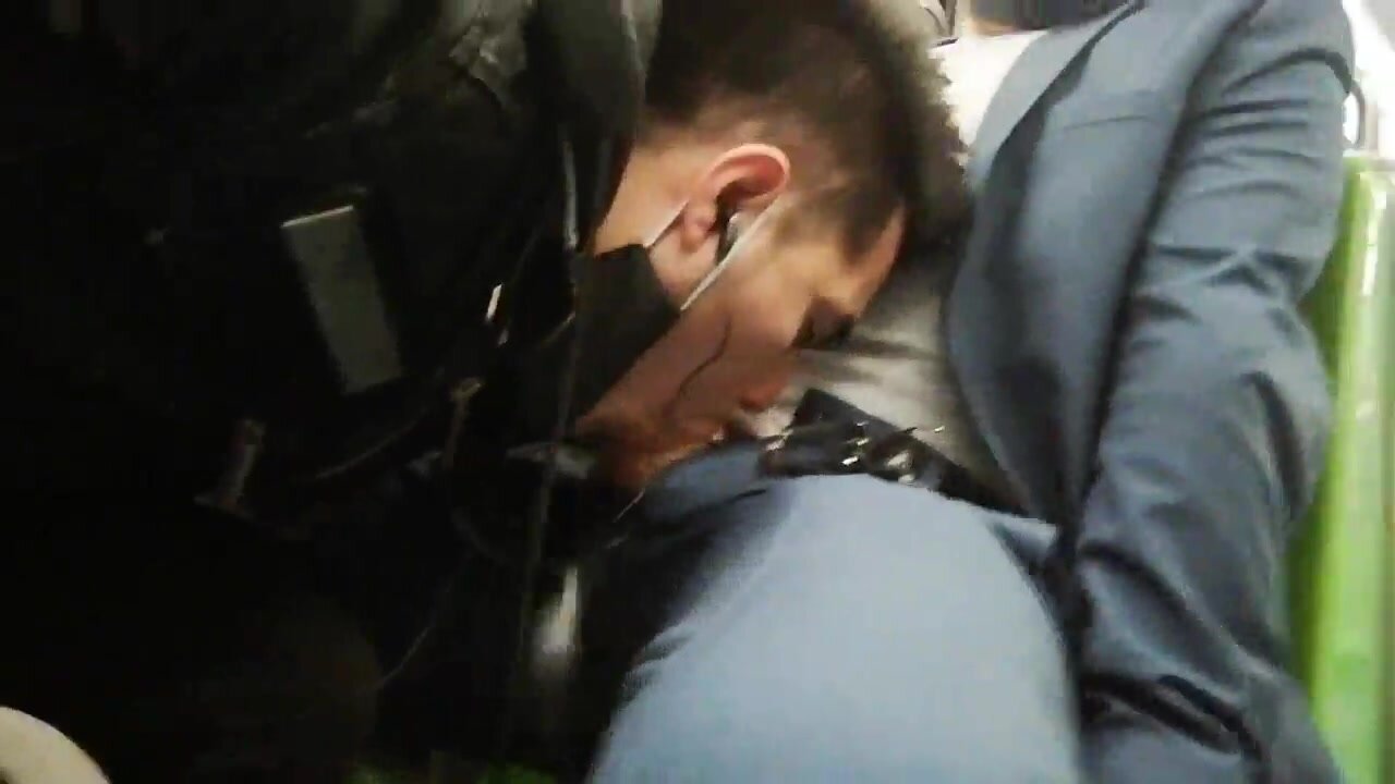 Train blowjob - video 3