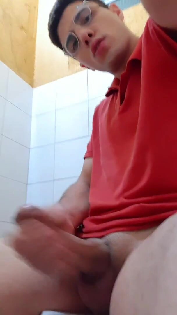 Uncut cock jerk