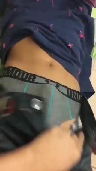 Handjob to my straight bro