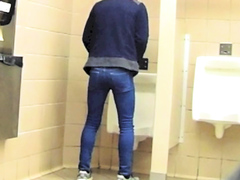 Caught Guy Pissing Pants