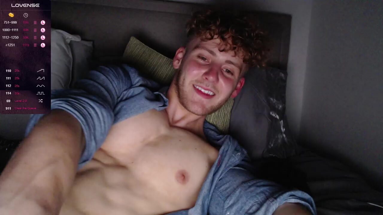 Uncut British Guy Jerks Off