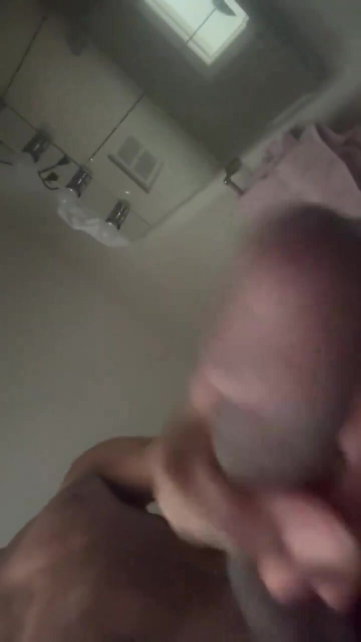 Black teen puts his huge tip in the camera