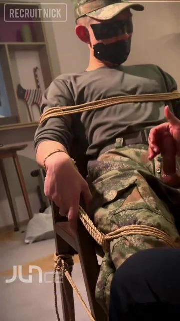 1940s Military Bondage Porn - Soldier is tied and used - ThisVid.com