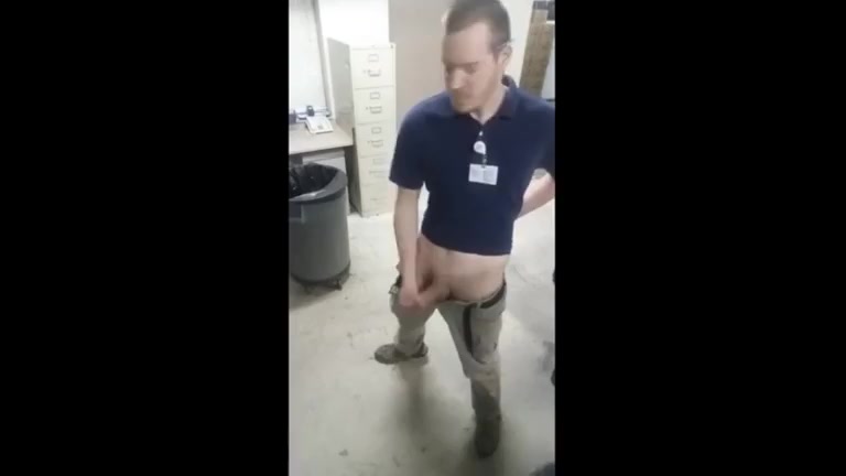 Pig busting a quick nut at work