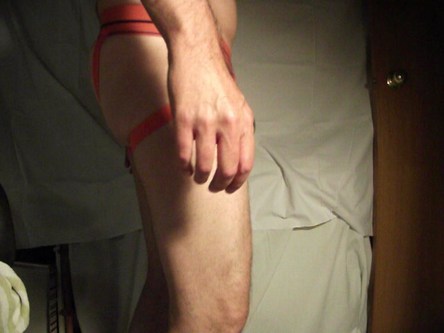 Trying my new jockstrap bought online