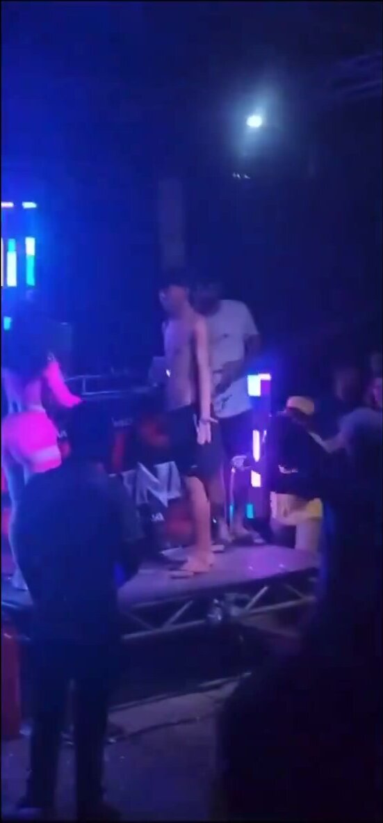 Stripped on stage - video 5