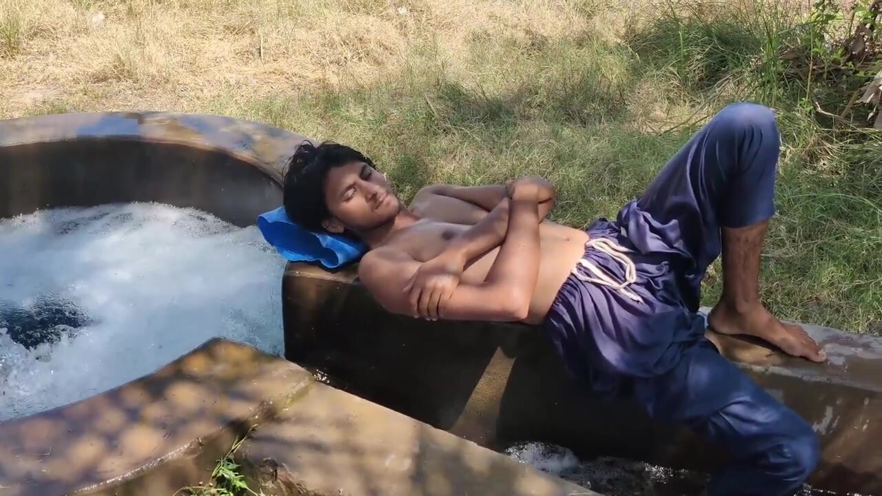 Desi twink relaxing
