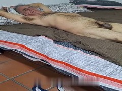 younger fag services hairy big-bellied latino grampa