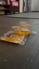 trampled food