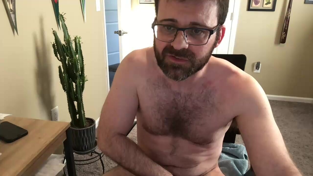 Hairy Otter Cums Out A Load