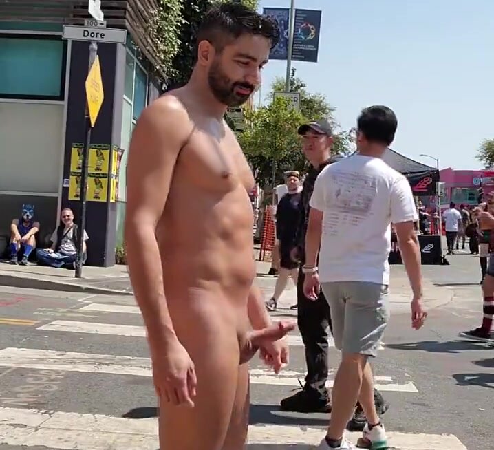 Naked in the street touched by strangers 2