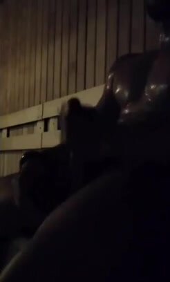 Rubbing BBC in Sauna