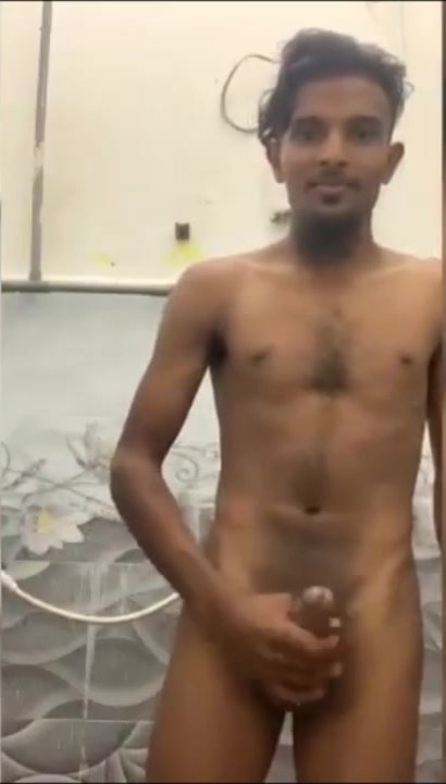 Indian in the bathroom