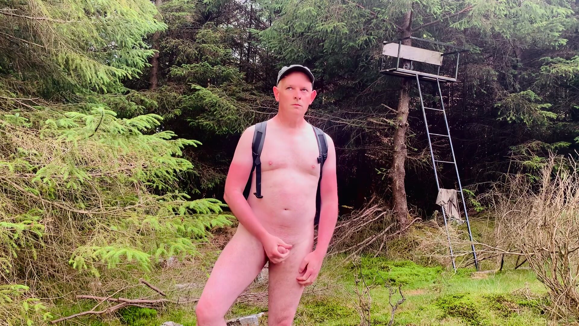 Wanking in Forest in Ireland