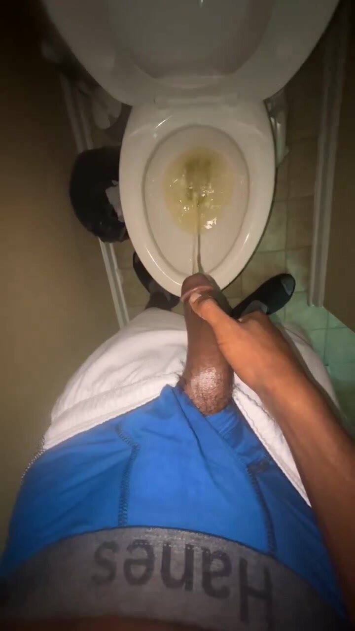 Black teen piss