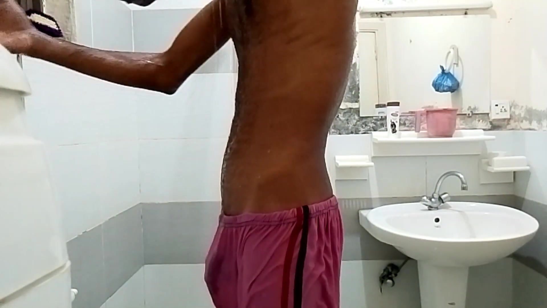 Desi bathing - video 28