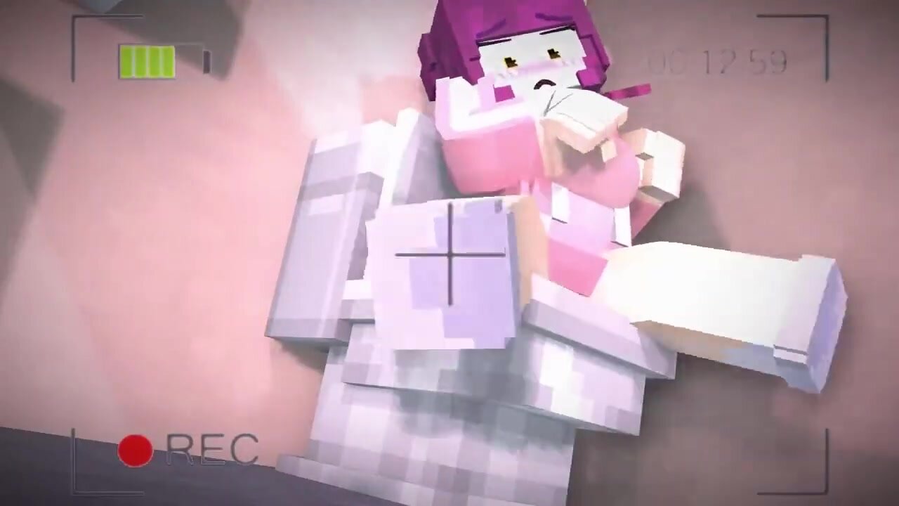 Minecraft 3 girls diarrhea in toilet ThisVid com 