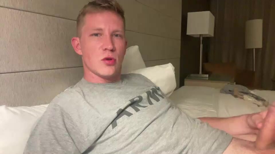 Uncut White Guy Shows Off His Ass