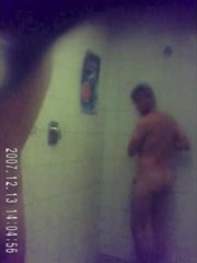 Guy gets Horny in the Gym Shower