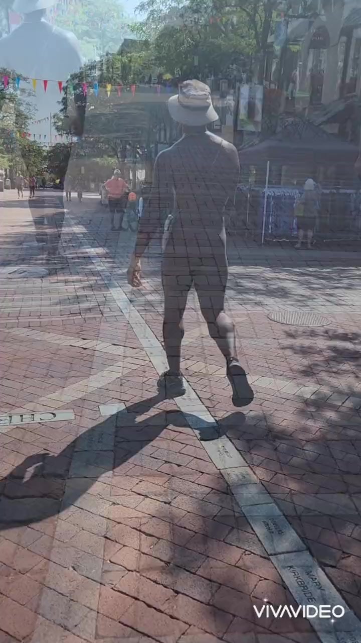 Full naked walk video