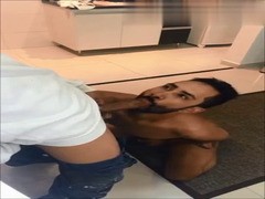 macho latino stud fucks fag up the ass