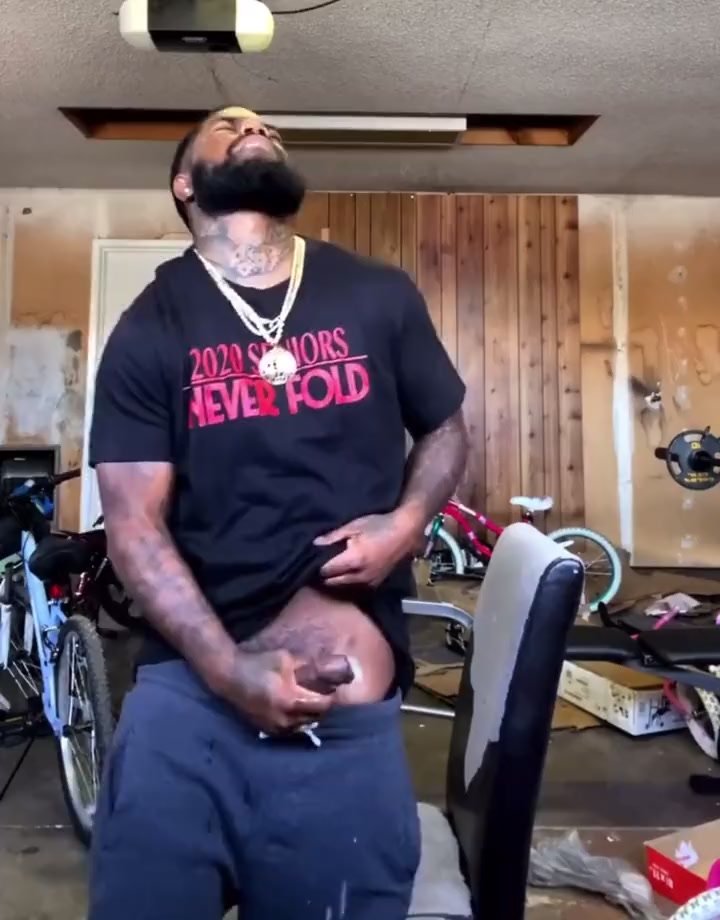 Nuts in his garage