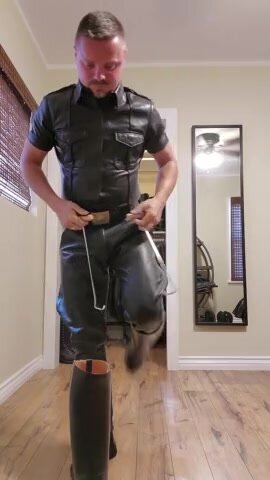 Leather gear up