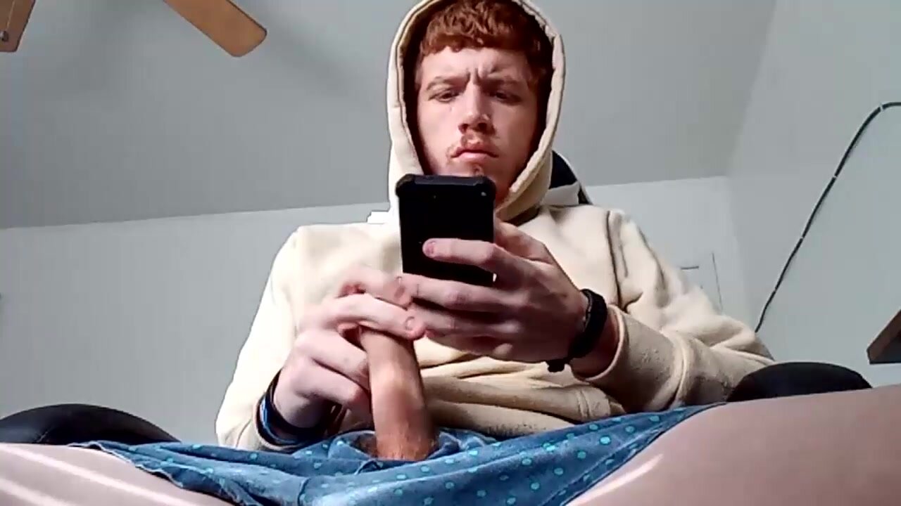 Straight Ginger Guy Cums