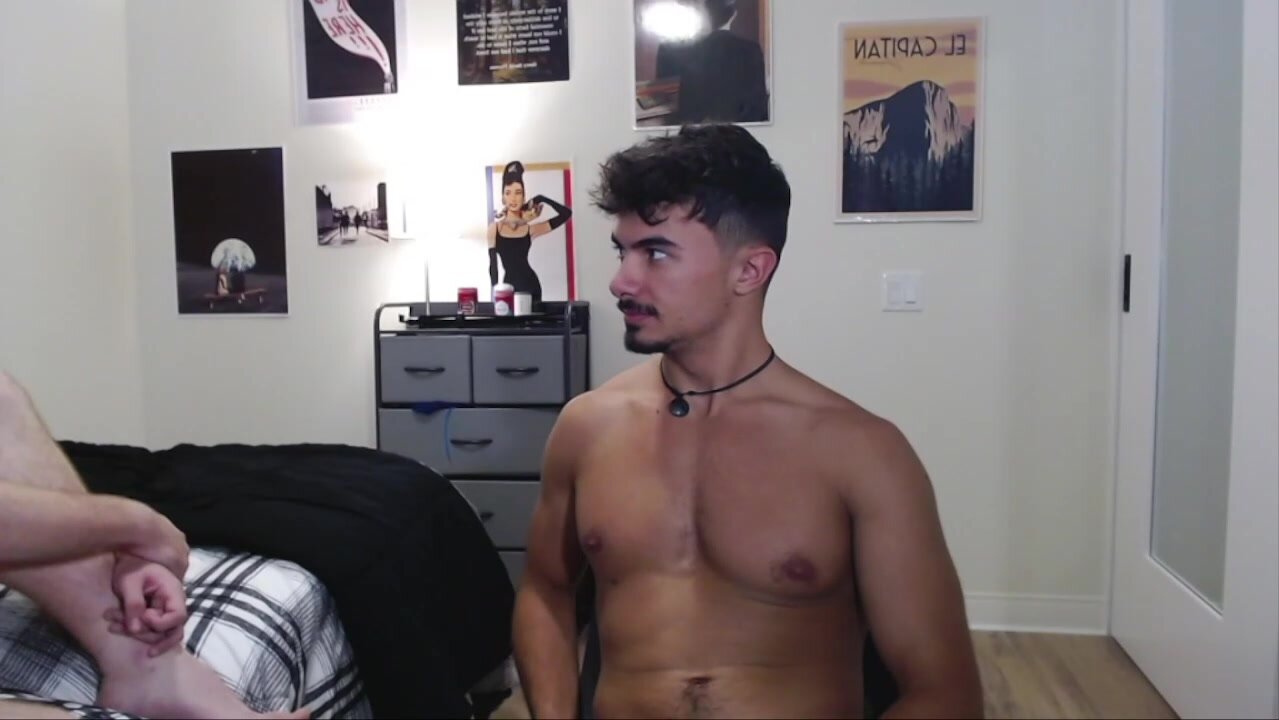 Horny Guy Sucks His Roommate\