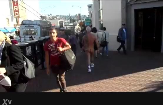 Walking naked in public - video 4