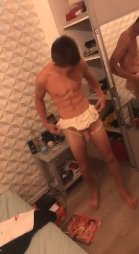 Friend get naked infront of his mate