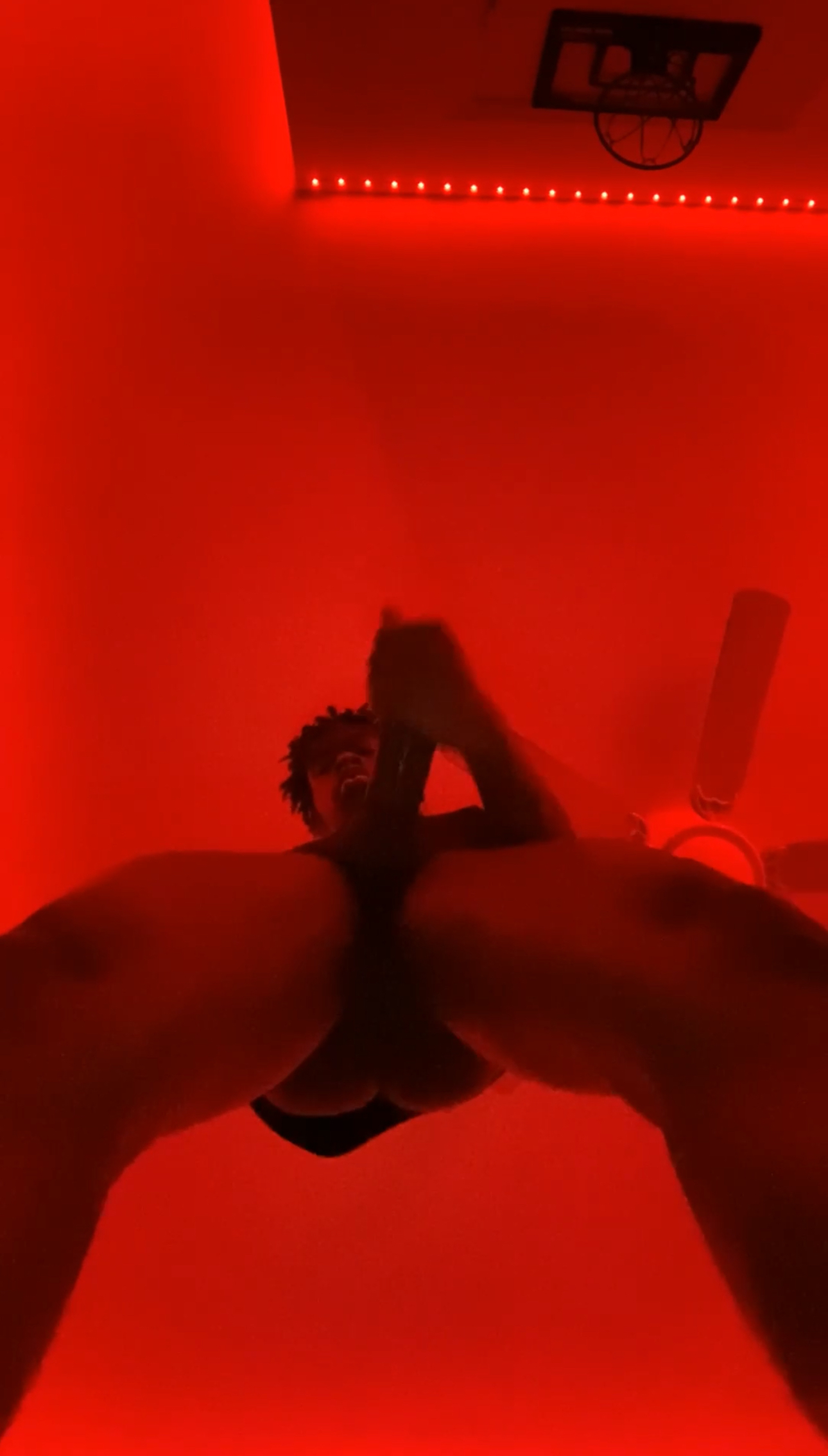 Black dread head nice ass stroking