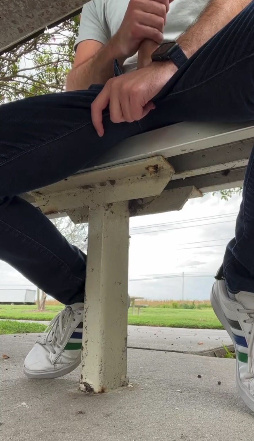 Business man cums under his desk