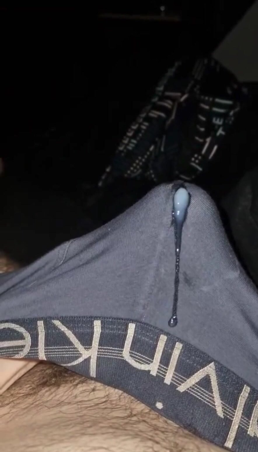 Cum in his underwear