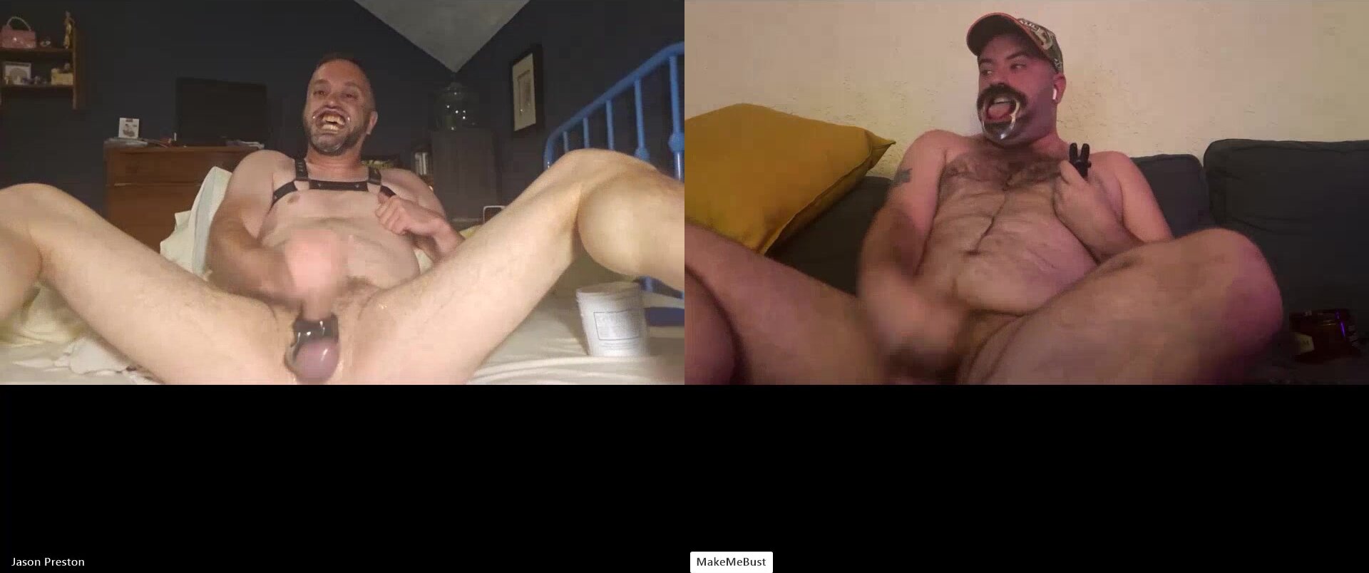 2. Skype call from Sept. 4, 2024: 2 guys with poppers - video 2