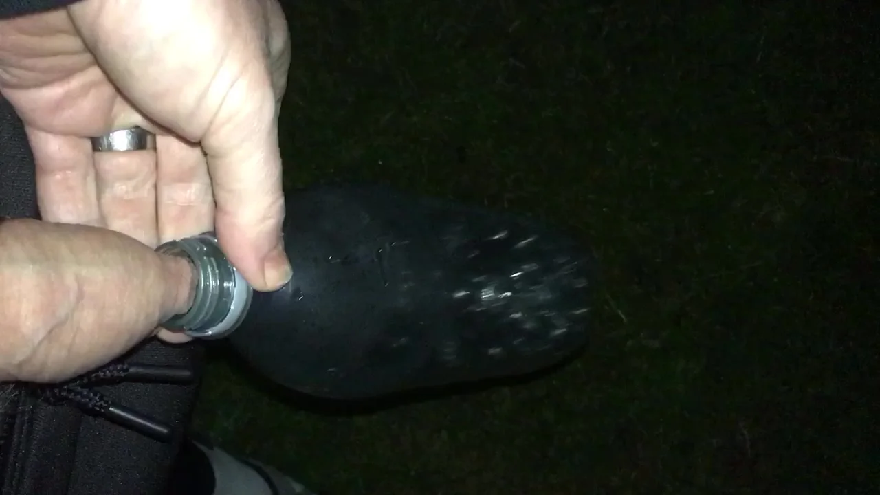 Fat Uncut Dick Pissing In Bottle ThisVidcom